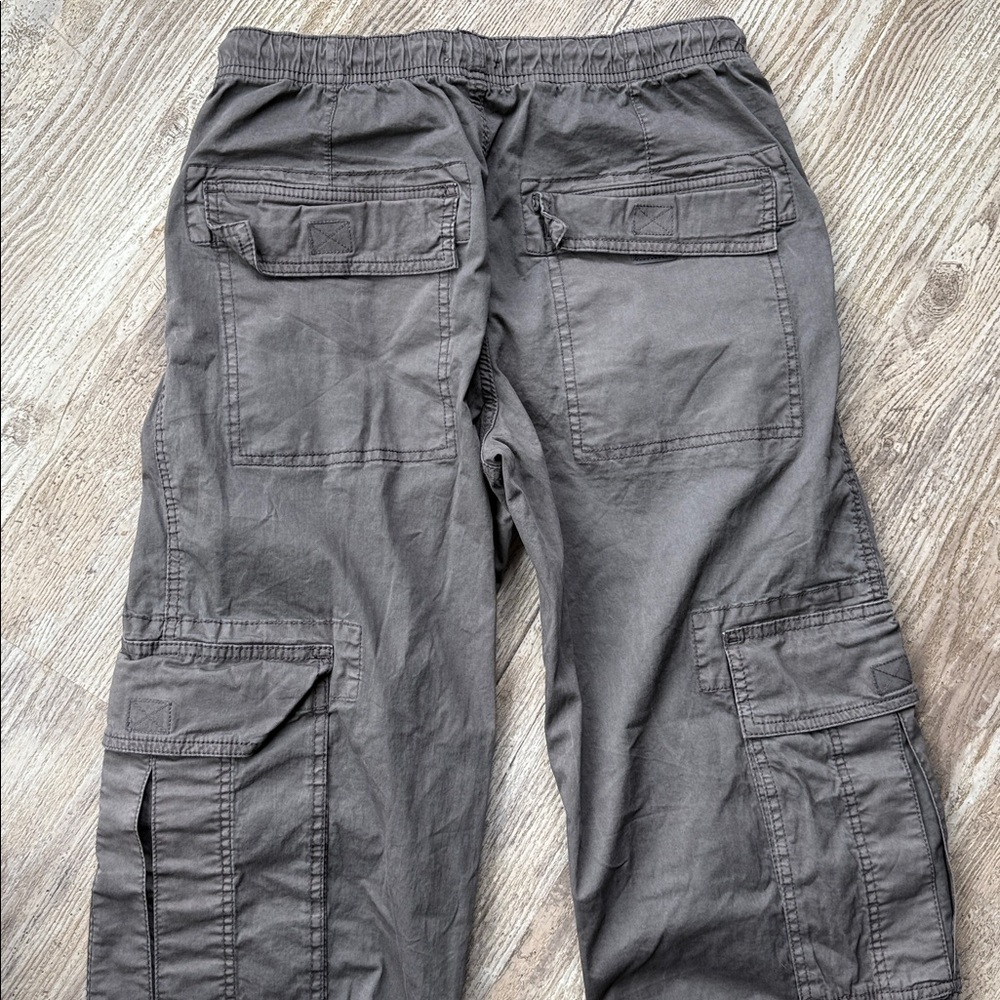 Garage Women's Harlowe Charcoal Parachute Cargo Pant~XS - Picture 12 of 12